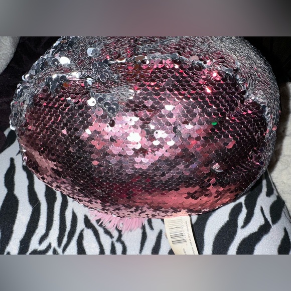 Zoe Reversible Sequin 12in Pink Pig Unicorn Squishmallow - Picture 4 of 7